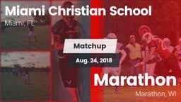 Matchup: Miami Christian Scho vs. Marathon  2017