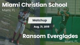 Matchup: Miami Christian Scho vs. Ransom Everglades  2017
