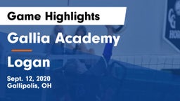 Gallia Academy vs Logan  Game Highlights - Sept. 12, 2020