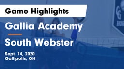 Gallia Academy vs South Webster  Game Highlights - Sept. 14, 2020