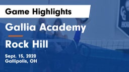Gallia Academy vs Rock Hill Game Highlights - Sept. 15, 2020