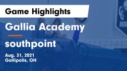Gallia Academy vs southpoint Game Highlights - Aug. 31, 2021