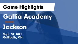 Gallia Academy vs Jackson  Game Highlights - Sept. 20, 2021