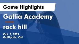Gallia Academy vs rock hill Game Highlights - Oct. 7, 2021