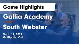 Gallia Academy vs South Webster  Game Highlights - Sept. 12, 2022