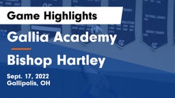 Gallia Academy vs Bishop Hartley  Game Highlights - Sept. 17, 2022