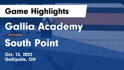 Gallia Academy vs South Point  Game Highlights - Oct. 13, 2022