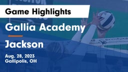 Gallia Academy vs Jackson  Game Highlights - Aug. 28, 2023