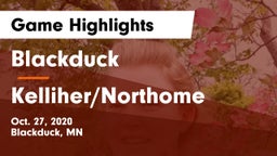 Blackduck  vs Kelliher/Northome  Game Highlights - Oct. 27, 2020