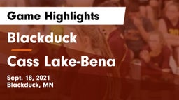 Blackduck  vs Cass Lake-Bena  Game Highlights - Sept. 18, 2021