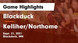 Blackduck  vs Kelliher/Northome  Game Highlights - Sept. 21, 2021