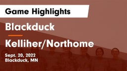 Blackduck  vs Kelliher/Northome  Game Highlights - Sept. 20, 2022