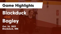 Blackduck  vs Bagley  Game Highlights - Oct. 26, 2023