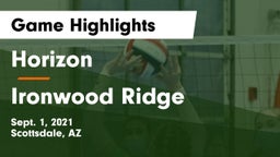 Horizon  vs Ironwood Ridge Game Highlights - Sept. 1, 2021