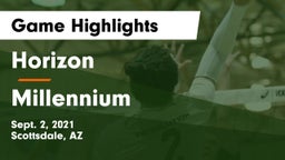 Horizon  vs Millennium   Game Highlights - Sept. 2, 2021