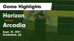 Horizon  vs Arcadia  Game Highlights - Sept. 23, 2021