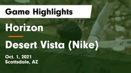 Horizon  vs Desert Vista (Nike) Game Highlights - Oct. 1, 2021