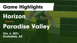 Horizon  vs Paradise Valley Game Highlights - Oct. 6, 2021