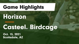 Horizon  vs  Casteel. Birdcage Game Highlights - Oct. 15, 2021