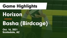 Horizon  vs Basha (Birdcage) Game Highlights - Oct. 16, 2021