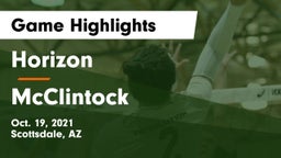 Horizon  vs McClintock  Game Highlights - Oct. 19, 2021