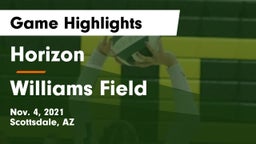 Horizon  vs Williams Field  Game Highlights - Nov. 4, 2021