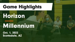 Horizon  vs Millennium   Game Highlights - Oct. 1, 2022