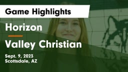 Horizon  vs Valley Christian  Game Highlights - Sept. 9, 2023