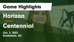 Horizon  vs Centennial  Game Highlights - Oct. 2, 2023