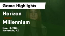 Horizon  vs Millennium   Game Highlights - Nov. 10, 2023