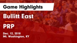 Bullitt East  vs PRP Game Highlights - Dec. 12, 2018