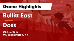 Bullitt East  vs Doss  Game Highlights - Dec. 6, 2019
