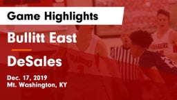 Bullitt East  vs DeSales  Game Highlights - Dec. 17, 2019