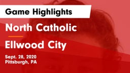 North Catholic  vs Ellwood City Game Highlights - Sept. 28, 2020
