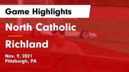North Catholic  vs Richland Game Highlights - Nov. 9, 2021