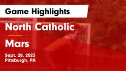 North Catholic  vs Mars  Game Highlights - Sept. 28, 2023