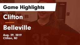 Clifton  vs Belleville Game Highlights - Aug. 29, 2019