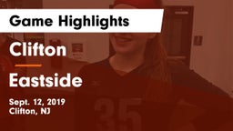 Clifton  vs Eastside  Game Highlights - Sept. 12, 2019