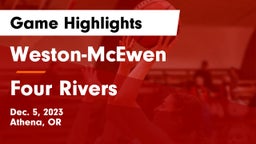 Weston-McEwen  vs Four Rivers Game Highlights - Dec. 5, 2023