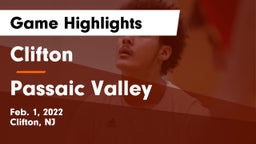 Clifton  vs Passaic Valley  Game Highlights - Feb. 1, 2022