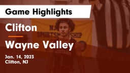 Clifton  vs Wayne Valley  Game Highlights - Jan. 14, 2023