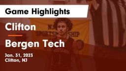 Clifton  vs Bergen Tech  Game Highlights - Jan. 31, 2023