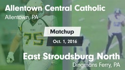 Matchup: Allentown Central vs. East Stroudsburg North  2016