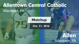 Matchup: Allentown Central vs. Allen  2016
