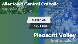 Matchup: Allentown Central vs. Pleasant Valley  2017