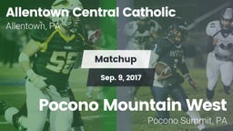 Matchup: Allentown Central vs. Pocono Mountain West  2017