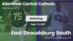 Matchup: Allentown Central vs. East Stroudsburg South  2017