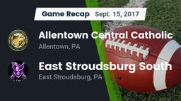 Recap: Allentown Central Catholic  vs. East Stroudsburg South  2017
