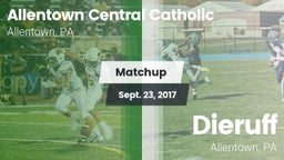 Matchup: Allentown Central vs. Dieruff  2017