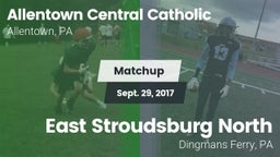 Matchup: Allentown Central vs. East Stroudsburg North  2017